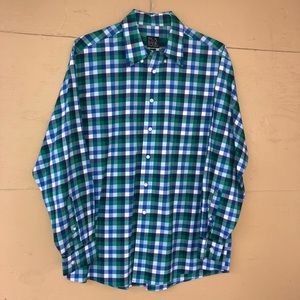 Jos.A.Bank Traveler’s Collection Plaid Shirt.